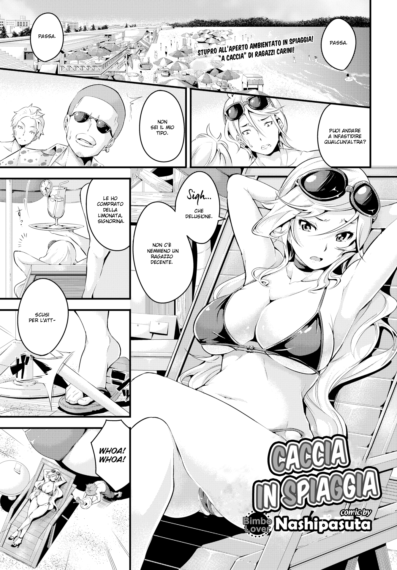 Caccia in spiaggia